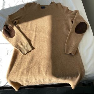 Ralph Lauren Camel Brown Mini Dress with Elbow Patches